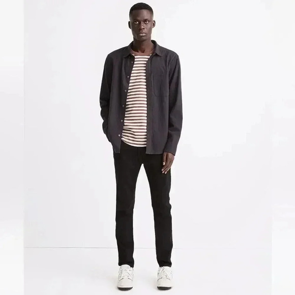 Madewell Slim Jeans: COOLMAX Denim Bainhart Black 40x32 NWT - Picture 2 of 11